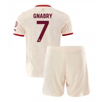 Echipament fotbal Bayern Munich Serge Gnabry #7 Tricou Treilea 2024-25 pentru copii maneca scurta (+ Pantaloni scurti)